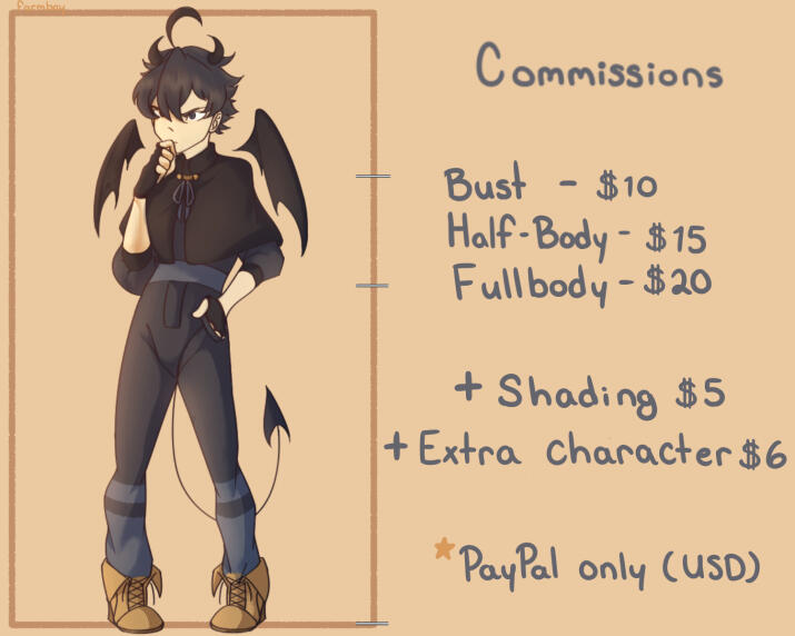 Old, but relevant commission sheet